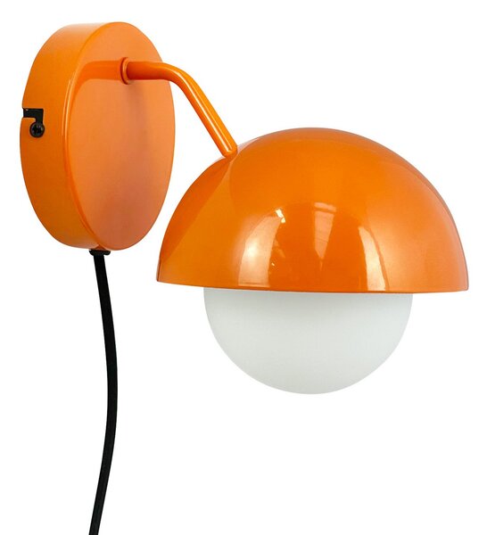 Nástěnná Svítidla Dyberg Larsen, Rose, Oranžová, Obývací pokoj, Kov, Design