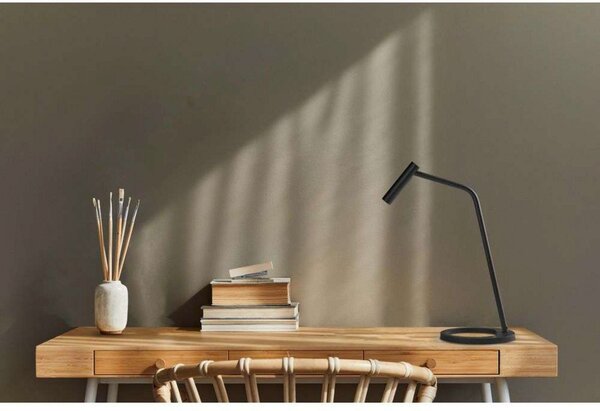 Stolní lampa ANTIDARK, Černá, Obývací pokoj, Hliník