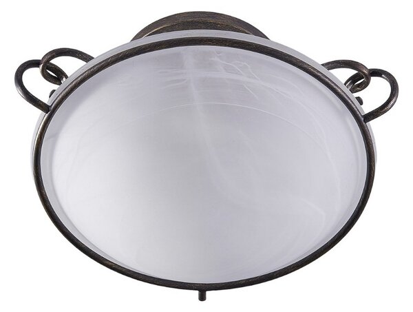 Stropní Lampa Lindby, Rando, stmívatelné, Metalická, Obývací pokoj, Kov, Venkovský / rustikální