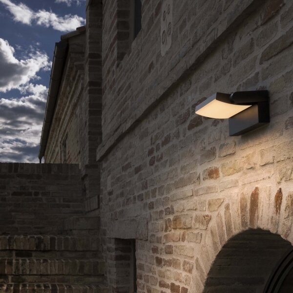 Ideal Lux - LED Venkovní nástěnné svítidlo SWIPE LED/21W/230V antracit