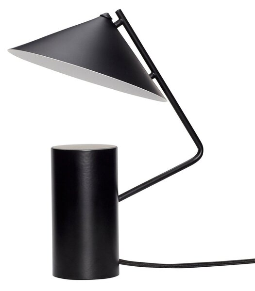 Stolní lampa Hübsch, Sen, Černá, Obývací pokoj, Kov, Design
