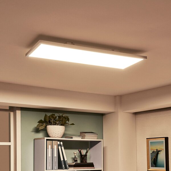 Stropní Lampa Arcchio, Philia, stmívatelné, Bílá, Obývací pokoj, Plast, Moderní