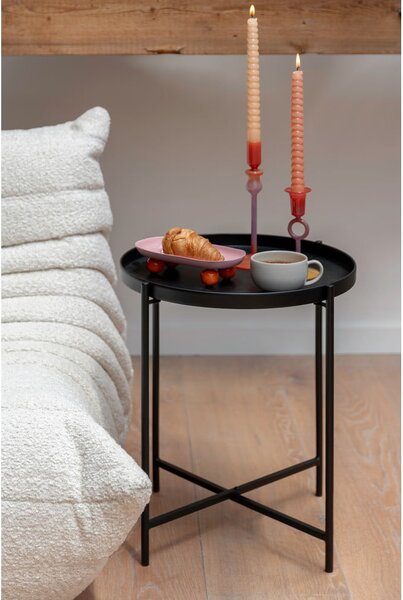 Kovový kulatý odkládací stolek ø 40 cm Meseta – Leitmotiv