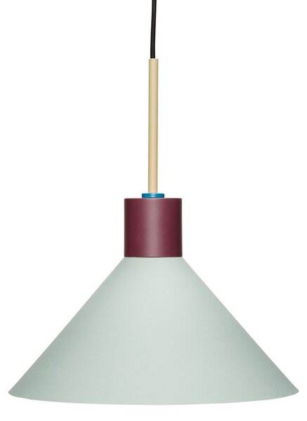 Závěsná svítidlo Hübsch, Crayon, stmívatelné, Modrá, Jídelna, Kov, Design