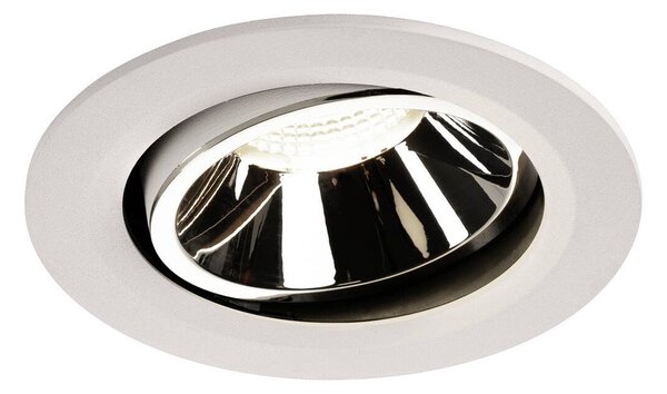 LA 1003693 NUMINOS® MOVE DL L vnitřní LED zápustné stropní svítidlo bílá/chrom 4000 K 55° otočné a výkyvné - BIG WHITE (SLV)