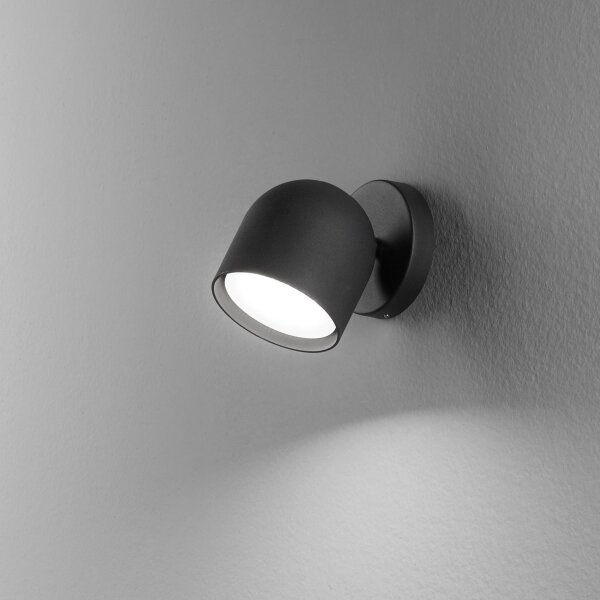 Ideal Lux - LED Nástěnné bodové svítidlo DODO 1xGX53/9W/230V černá