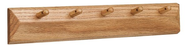 Nástěnný věšák z dubového dřeva v přírodní barvě 50 cm Barco – House Nordic