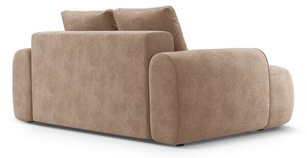 Světle hnědá sametová pohovka 175 cm Linz – Cosmopolitan Design