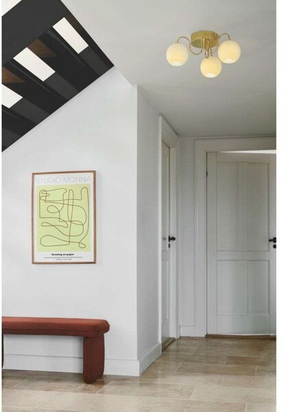 Stropní Lampa Nordlux, Zlatá / mosazná, Obývací pokoj, Kov