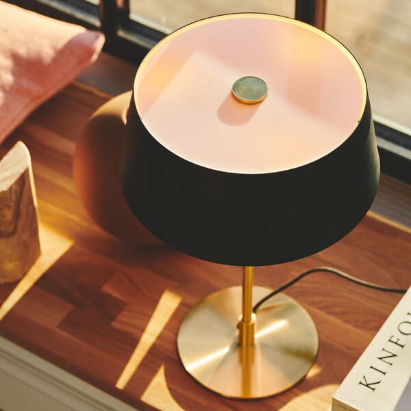 Stolní lampa Nordlux, Clasi, Černá, Obývací pokoj, Kov