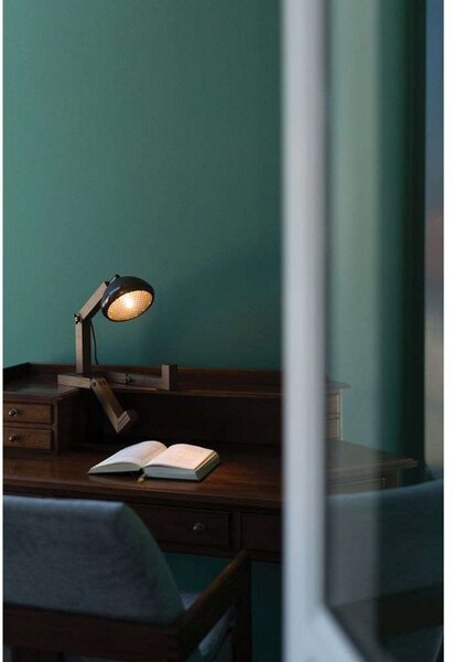 Stolní lampa MR. WATTSON, Černá, Obývací pokoj, Kov, Vintage