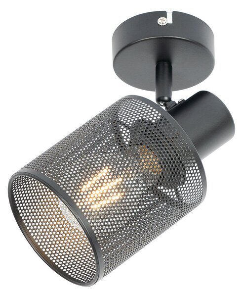 Stropní Lampa Lindby, Stancho, stmívatelné, Černá, Obývací pokoj, Kov, Moderní
