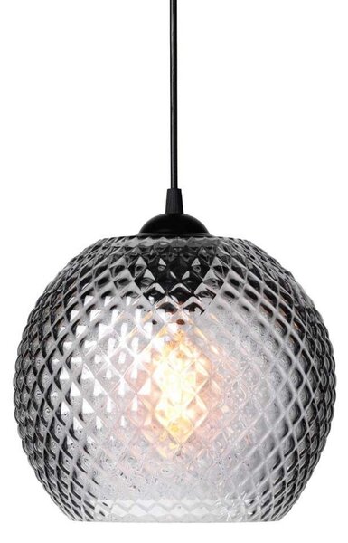 Závěsná svítidlo Halo Design, Šedá, Jídelna, Sklo