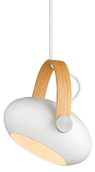 Závěsná svítidlo Halo Design, Bílá, Jídelna, Sklo