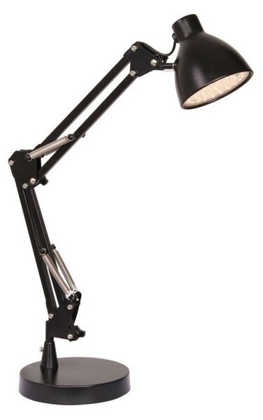 Stolní lampa Halo Design, Černá, Pracovna, Hliník