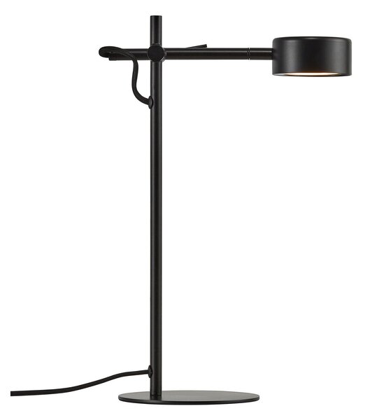 Stolní lampa Nordlux, Clyde, stmívatelné, Černá, Obývací pokoj, Kov, Moderní