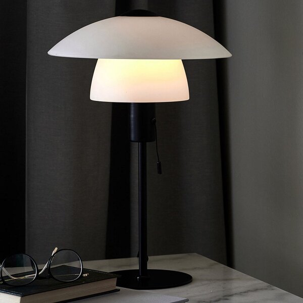 Stolní lampa Nordlux, Verona, Černá, Obývací pokoj, Kov, Moderní