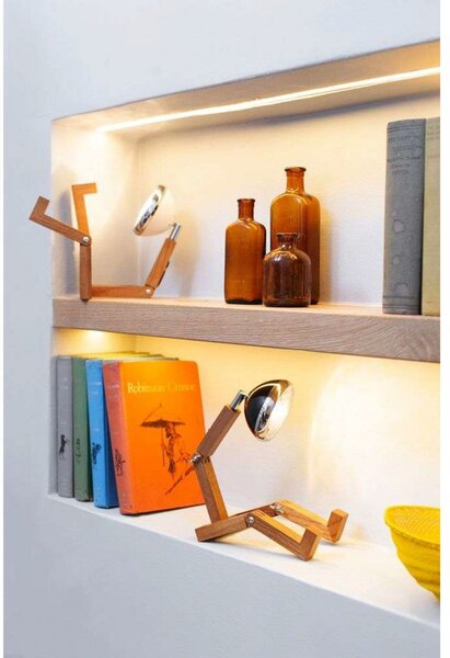 Stolní lampa MR. WATTSON, Vícebarevná, Obývací pokoj, Kov, Vintage