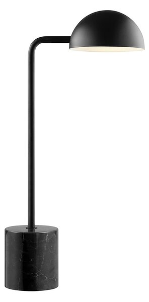 Stolní lampa Dyberg Larsen, Marble, Černá, Pracovna, Kámen, Skandinávský