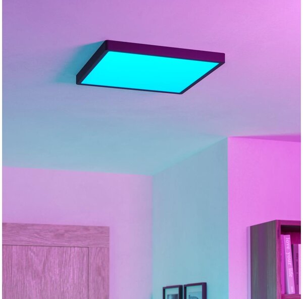 Eglo 901728 -LED RGBW Stm. kou. st. sv. FUEVA-Z LED/17,8W/230V 39cm IP44 černá