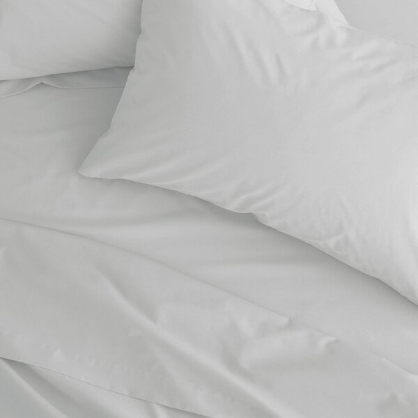 Bílé perkálové prostěradlo 180x260 cm Easy Iron Percale – Catherine Lansfield