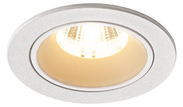LA 1003788 NUMINOS® DL S vnitřní LED zápustné stropní svítidlo bílá/bílá 2700 K 55° včetně listových pružin - BIG WHITE (SLV)