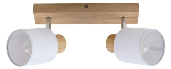Stropní Lampa Lindby, Wanessa, stmívatelné, Dřevo, Obývací pokoj, Dřevo, Moderní