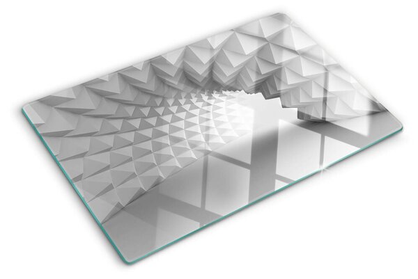 Skleněná deska do kuchyně 3D geometrický vzor ddk-nr-wm-00006114
