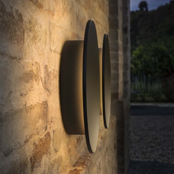 Ideal Lux - LED Venk nást svítidlo PUNTO LED/9W/230V CRI pr. 18 cm IP54 antracit
