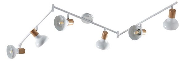 Stropní Lampa Lindby, Fridolin, stmívatelné, Bílá, Kuchyně, Kov, Moderní