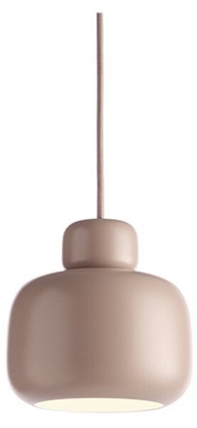 Závěsná svítidlo Woud, Stone, stmívatelné, Pudrová, Kuchyně, Kov, Design