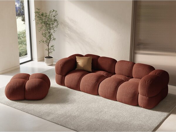 Pohovka v cihlové barvě 250 cm Loretto – Cosmopolitan Design
