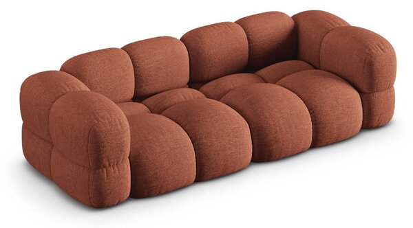 Pohovka v cihlové barvě 250 cm Loretto – Cosmopolitan Design