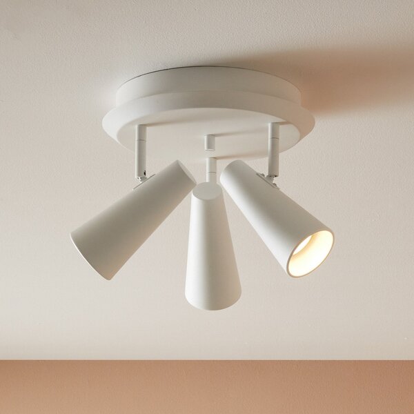 Stropní Lampa Markslöjd, Crest, stmívatelné, Bílá, Obývací pokoj, Kov, Moderní