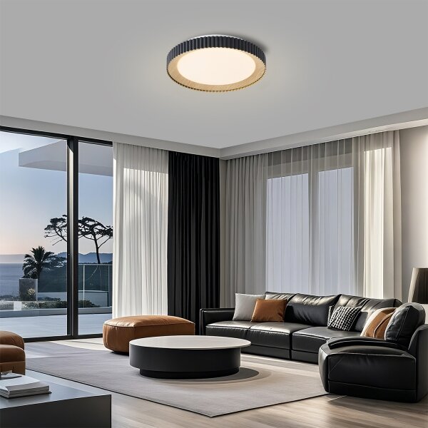 Brilagi - LED Stmív. strop. sv. NEXO LED/48W/230V 3000-6000K černá pr. 43 cm +DO