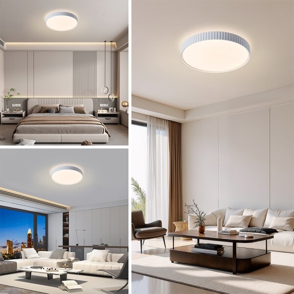 Brilagi - LED Stmív. strop. sv. CORVO LED/54W/230V 3000-6000K bílá pr. 40 cm +DO