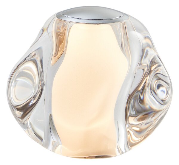Stolní lampa LOOM DESIGN, Ice Ball, stmívatelné, Transparentní, Obývací pokoj, Kov, Moderní