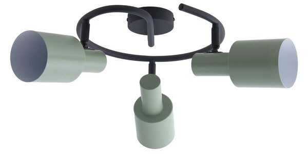 Stropní Lampa Lindby, Ovelia, stmívatelné, Zelená, Obývací pokoj, Kov, Moderní