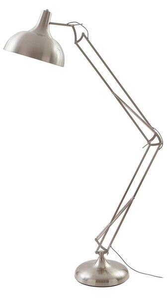 Stojací Lampa Lindby, Leia, Metalická, Pracovna, Kov, Moderní