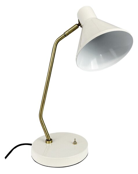 Stolní lampa Dyberg Larsen, Sleep, Bílá, Obývací pokoj, Kov, Design