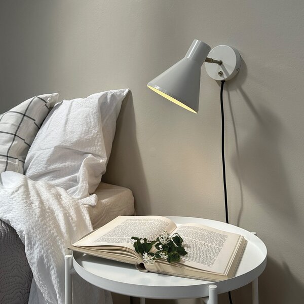Nástěnná Svítidla Dyberg Larsen, Sleep, Bílá, Obývací pokoj, Kov, Design
