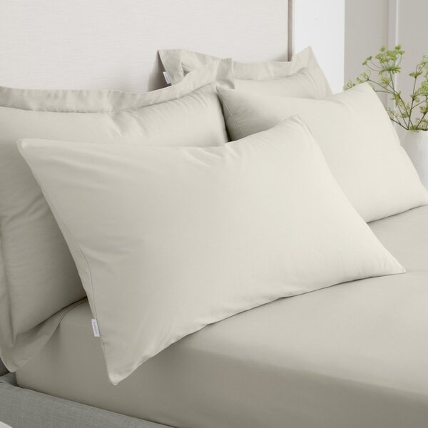 Povlaky na polštáře v sadě 2 ks z bavlněného perkálu 50x75 cm Cotton Percale – Bianca