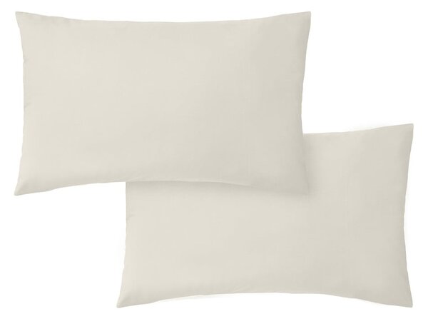 Povlaky na polštáře v sadě 2 ks z bavlněného perkálu 50x75 cm Cotton Percale – Bianca