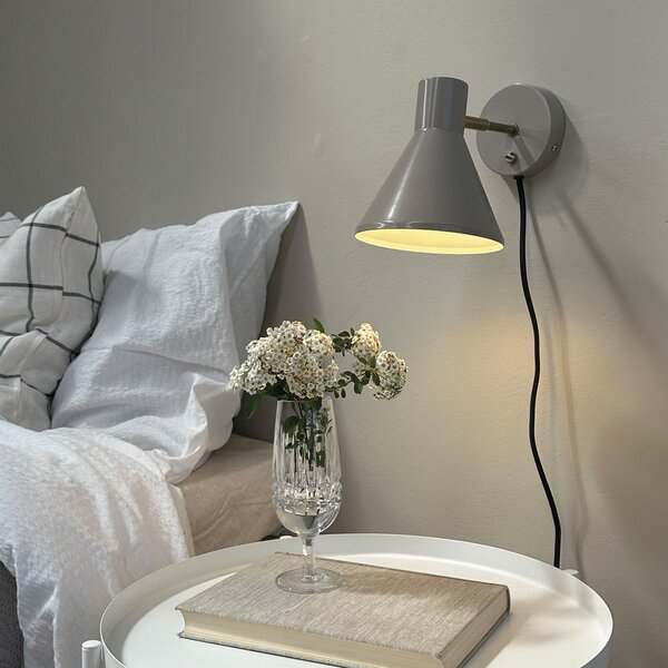 Nástěnná Svítidla Dyberg Larsen, Sleep, Šedá, Obývací pokoj, Kov, Design