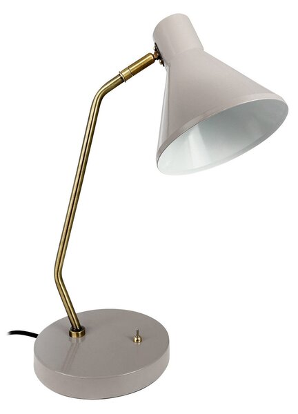 Stolní lampa Dyberg Larsen, Sleep, Šedá, Obývací pokoj, Kov, Design