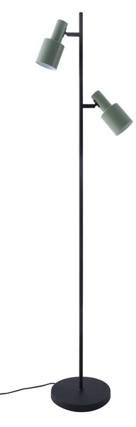 Stojací Lampa Lindby, Ovelia, Černá, Pracovna, Kov, Moderní