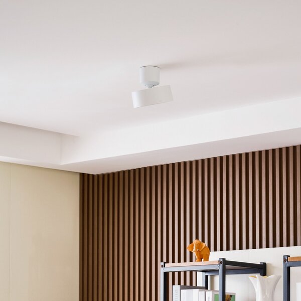 Stropní Lampa Lindby, Nivoria, Bílá, Obývací pokoj, Hliník, Moderní