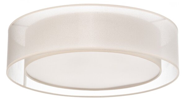 Stropní Lampa Euluna, Tibu, stmívatelné, Béžová, Obývací pokoj, Tkanina / Textil, Moderní