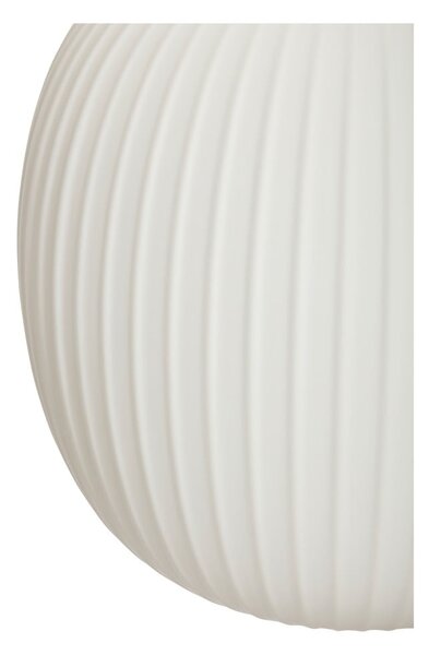 Bílé závěsné svítidlo se skleněným stínidlem ø 32 cm Serene – Hübsch