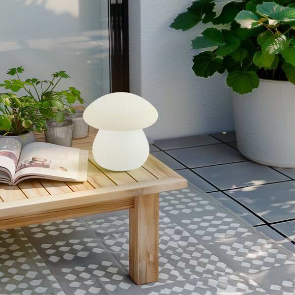 Venkovní svítidla Lindby, Vernate, stmívatelné, Bílá, Balkon, Plast, Moderní